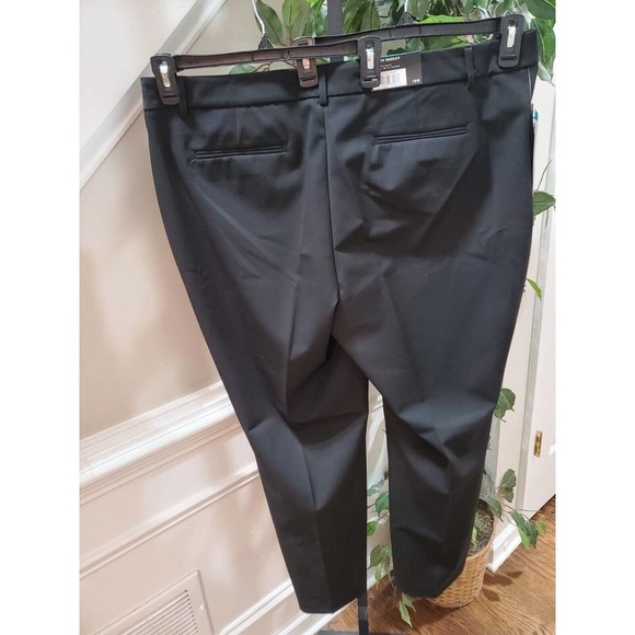 Hilary Radley Womens Black Pockets Zipper Front Dress Pants Size 18W - Picture 6 of 12